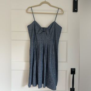 Madewell chambray a line dress
